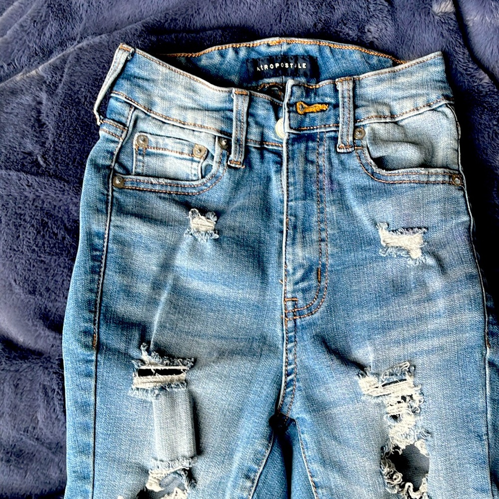 Aeropostale size 0 super high-rise jeggings new condition